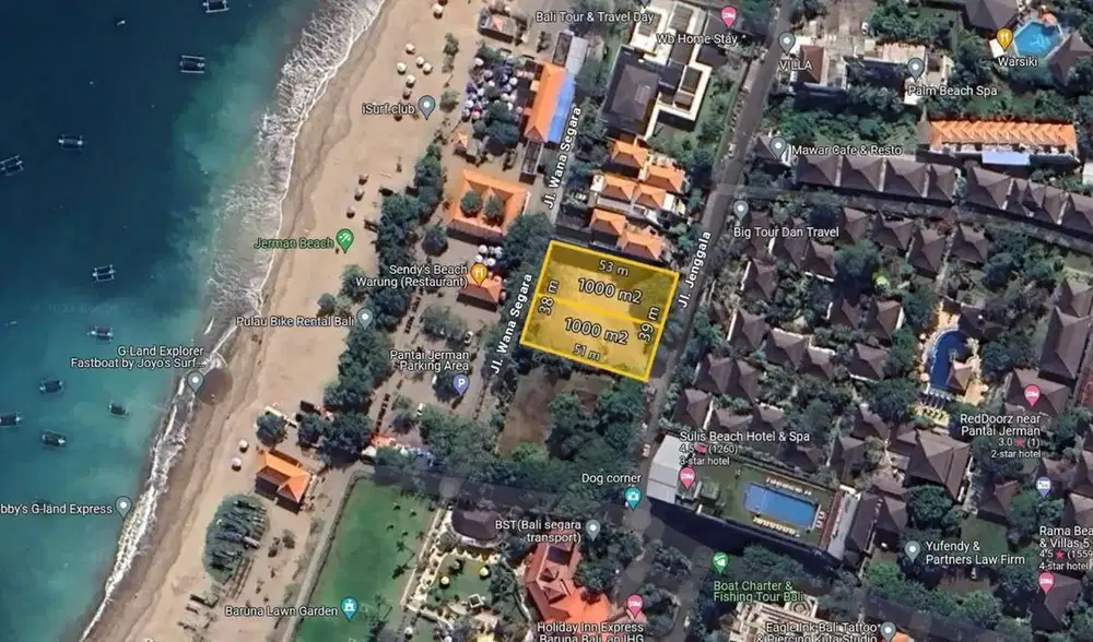 TANAH LOS PANTAI JERMAN KUTA BALI