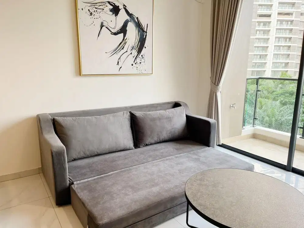 DIJUAL CEPAT APARTEMEN 3 BR SKYHOUSE BSD FULLFURNISHED