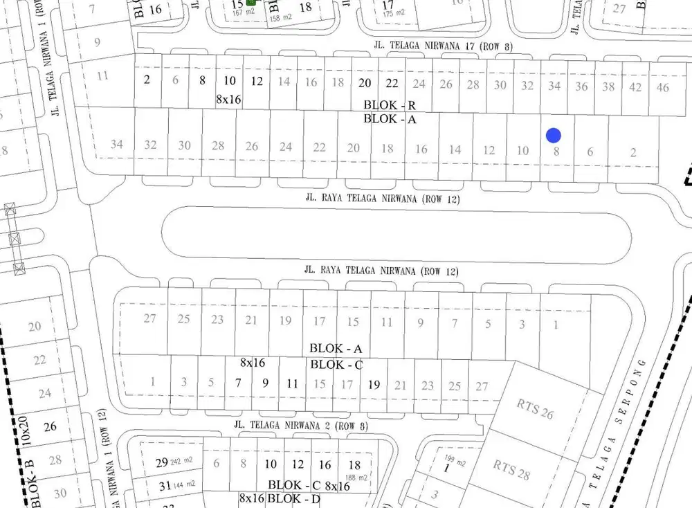 Kaving bagus di jalan utama, Cluster Amalfi Gading Serpong