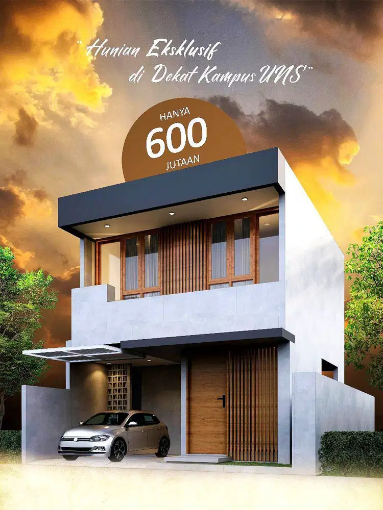 Rumah modern minimalis di ngringo Jaten karanganyar