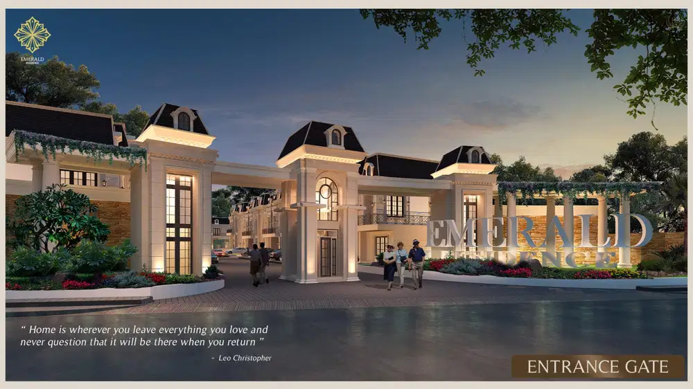 Villa di Komplek Emerald Residence ( Jalan Putri Hijau )