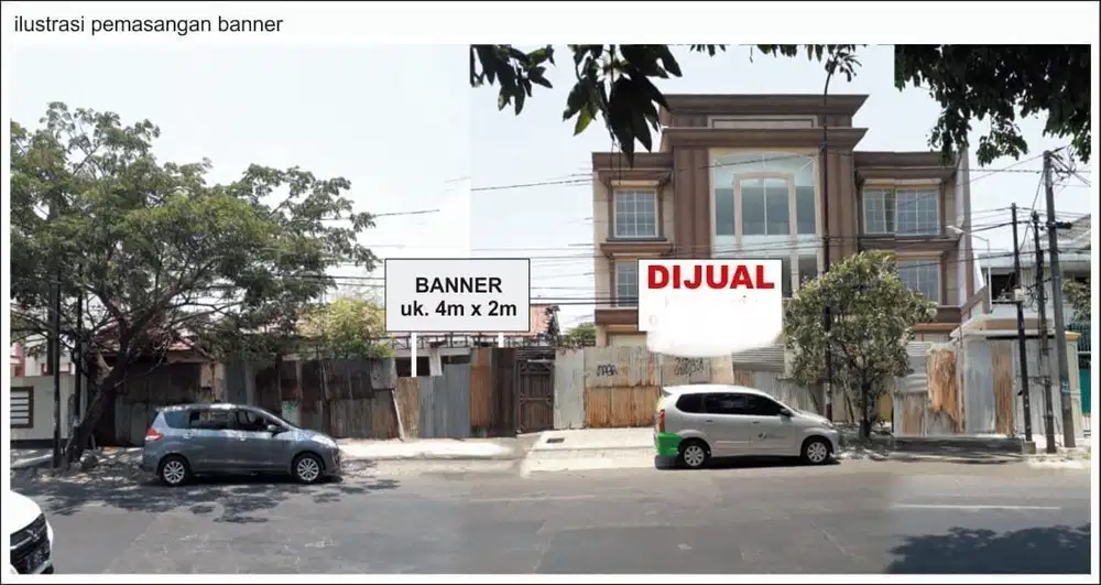 Raya jemursari 3lt gedung siap pakai baru los