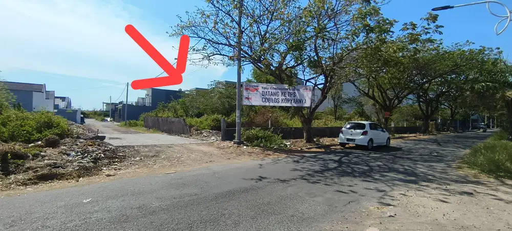 STRATEGIS! TANAH GUNUNG ANYAR SELANGKAH KE NOL RAYA JALAN KEMBAR