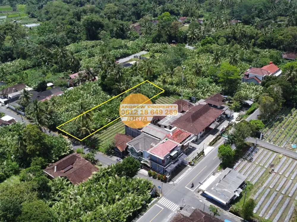 Jual Tanah Sawah Pakem Dekat Jalan Pakem Turi