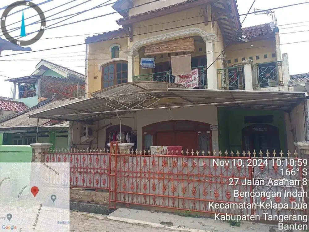 PERUM 2 JL ASAHAN TANGERANG 90M² 2 LANTAI