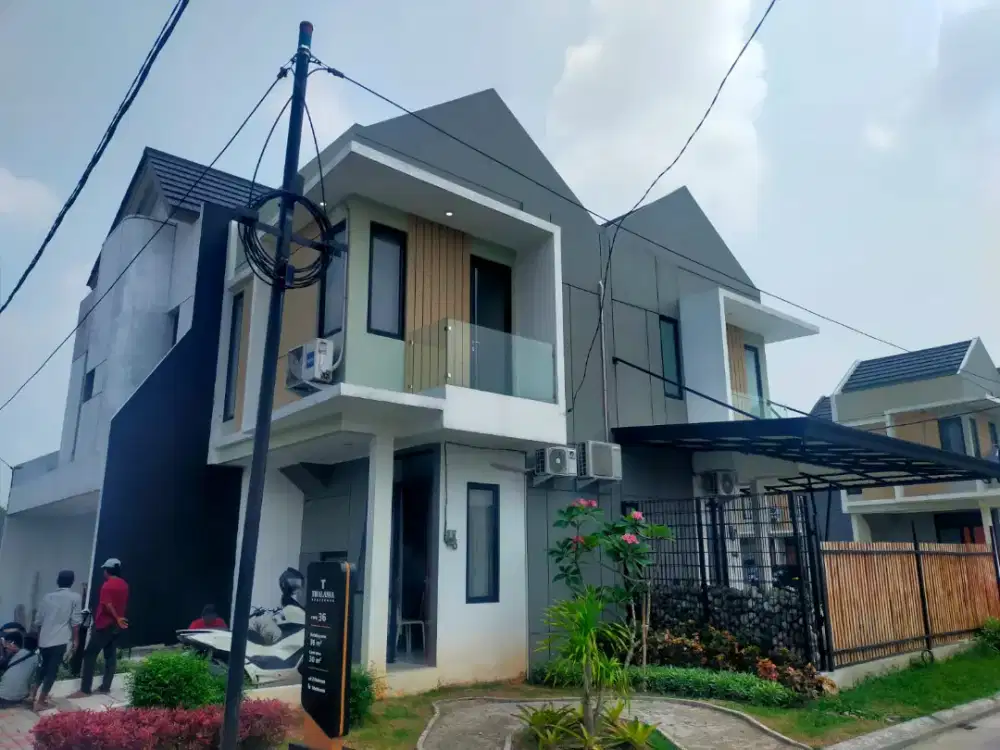 Rumah baru 2 lantai cluster thalassa Galuh mas karawang