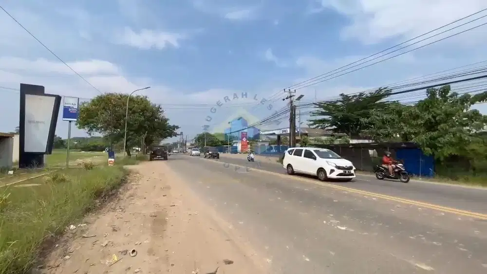 Dijual tanah industri jl raya Serang Ciruas akses container 40feet