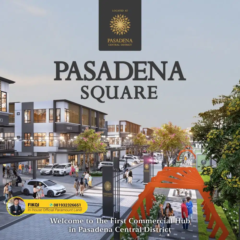 Ruko Pasadena Square Boulevard Gading Serpong lokasi Strategis