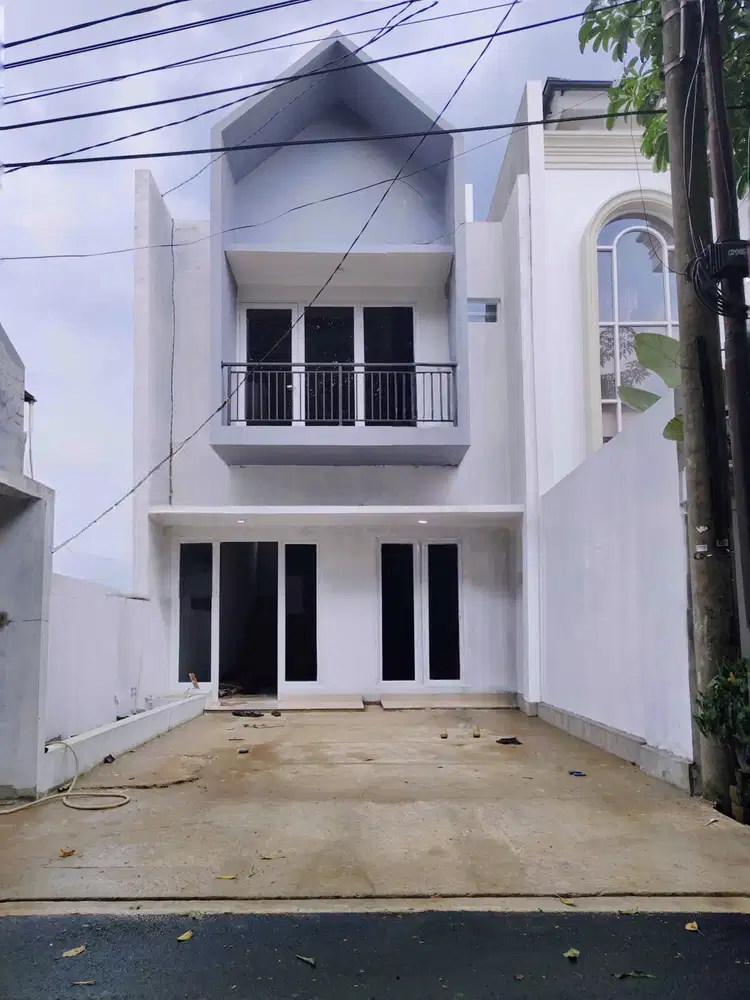 Rumah Baru Scandinavian Dalam Komplek Besar DI Jagakarsa Jaksel