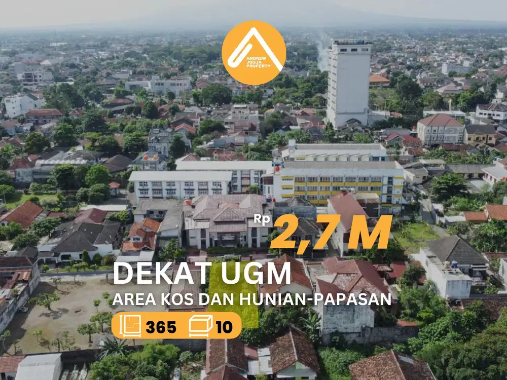 Jual Tanah Selatan Hotel Lavayette Radius Kampus UGM UPN UNY