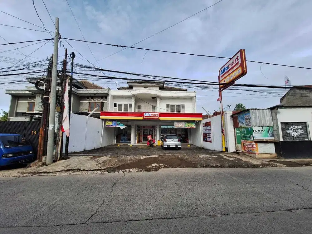 Dijual Rumah 2 Lantai Disewakan Ke Minimarket Di Mainroad Sukahaji