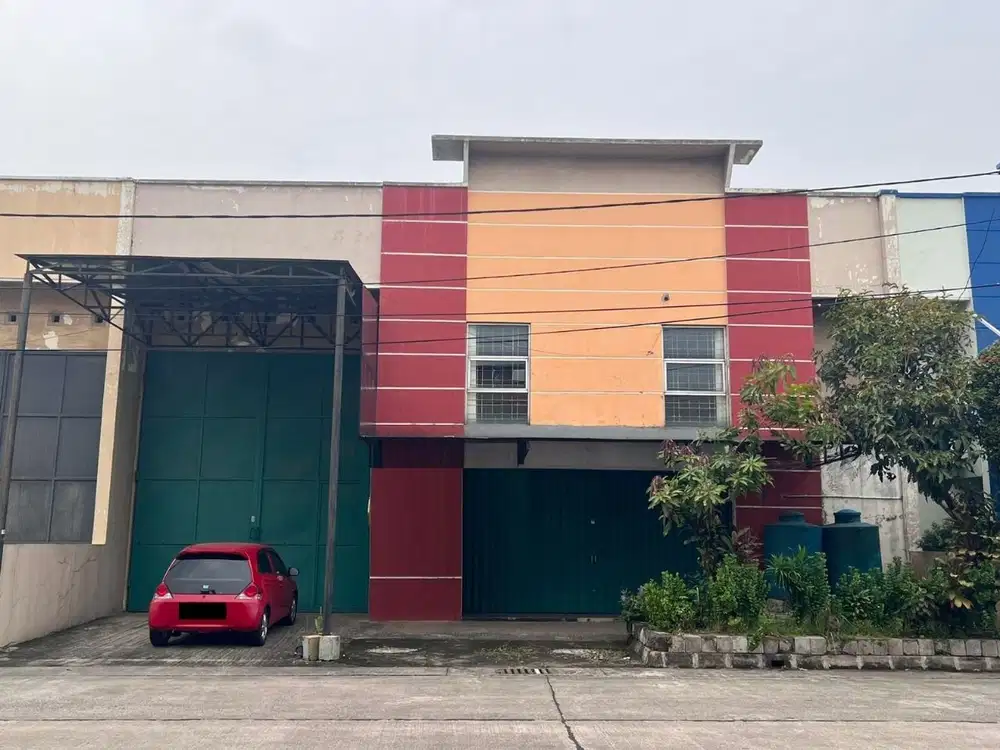 Sewa Gudang dan Kantor 2 Lantai Siap Pakai Bandara Benda Permai Dadap