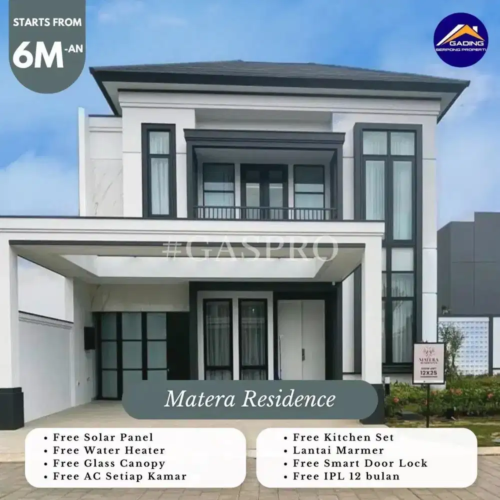 FREE DP! MATERA RESIDENCES luxury home 6,5ha land area private premiim material