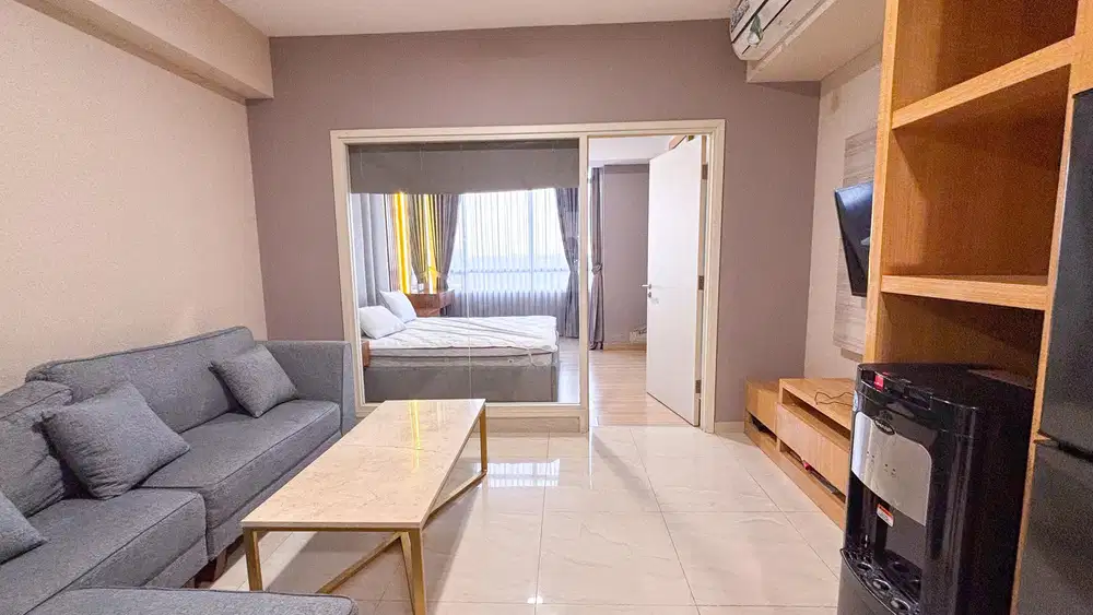 sewa apartemen 1 kamar skandinavia tangcity mall tangerang