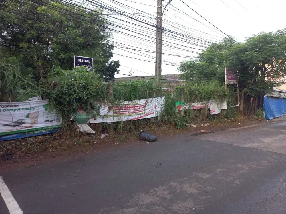 Dijual Tanah Matang Strategis Pinggir Jalan Raya Keadilan Sawangan