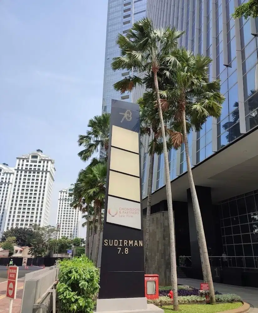 Di sewa / for rent office space / ruang kantor luas 249 m2 lantai 15 di CBD sudirman 7.8 akses dekat city walk sudirman , busway , KRL dan MRT di Sudirman Jakarta Pusat
