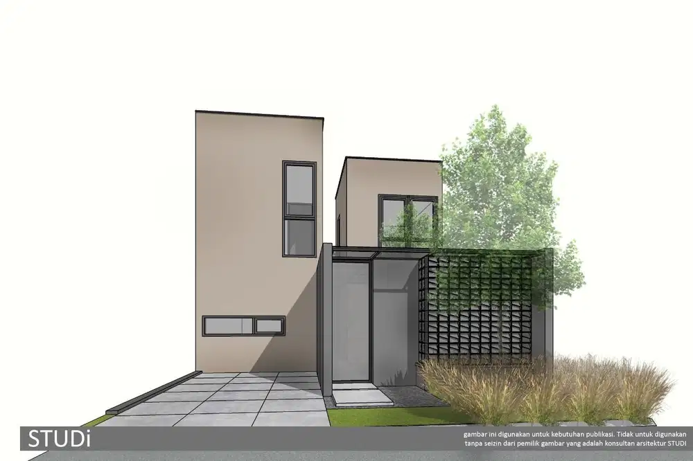 Dijual Rumah Baru Siap Huni dekat BSD City, Konsep Desain Villa