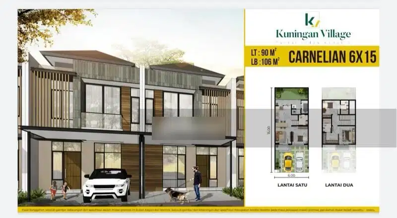 Kuningan Village Pik2, cluster elite, uk 6x15, 8x15, 10x15, 10x20