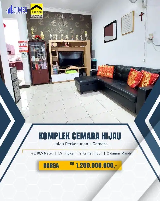 Rumah Siap Huni Komplek Cemara Hijau