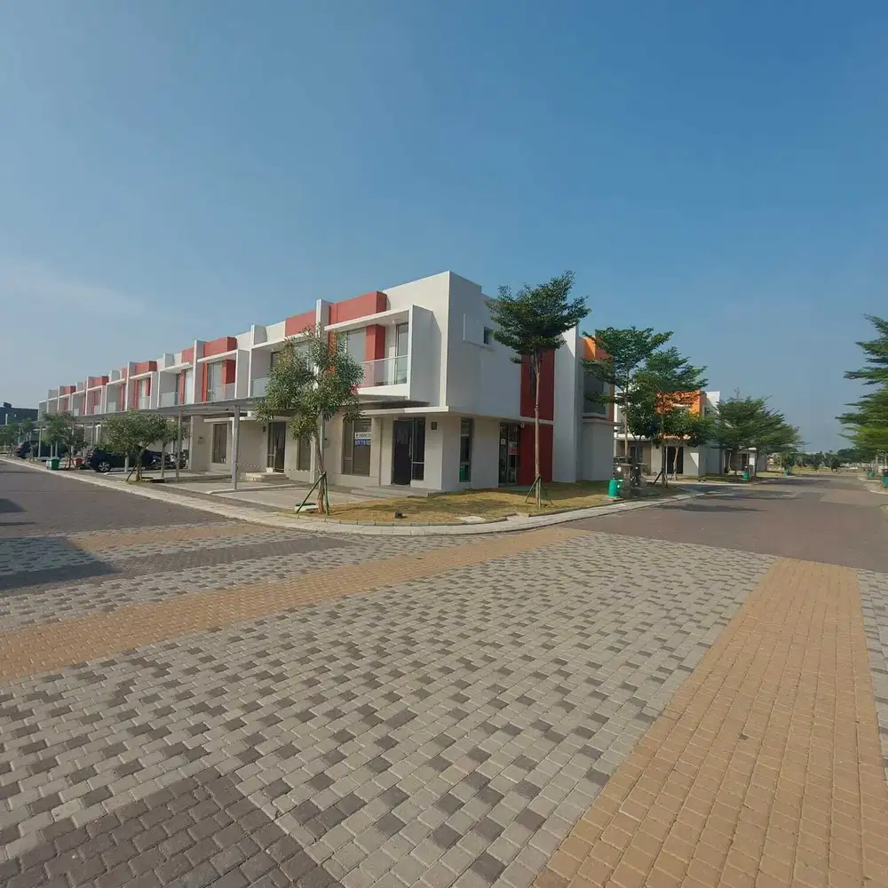 Disewakan rumah 3 kamar Hoek di pik2 luas 112m ada gazebo dan  danau