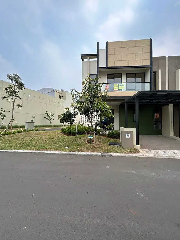 Jual rumah modern 2 lantai hook Cluster Carson, Summarecon Serpong