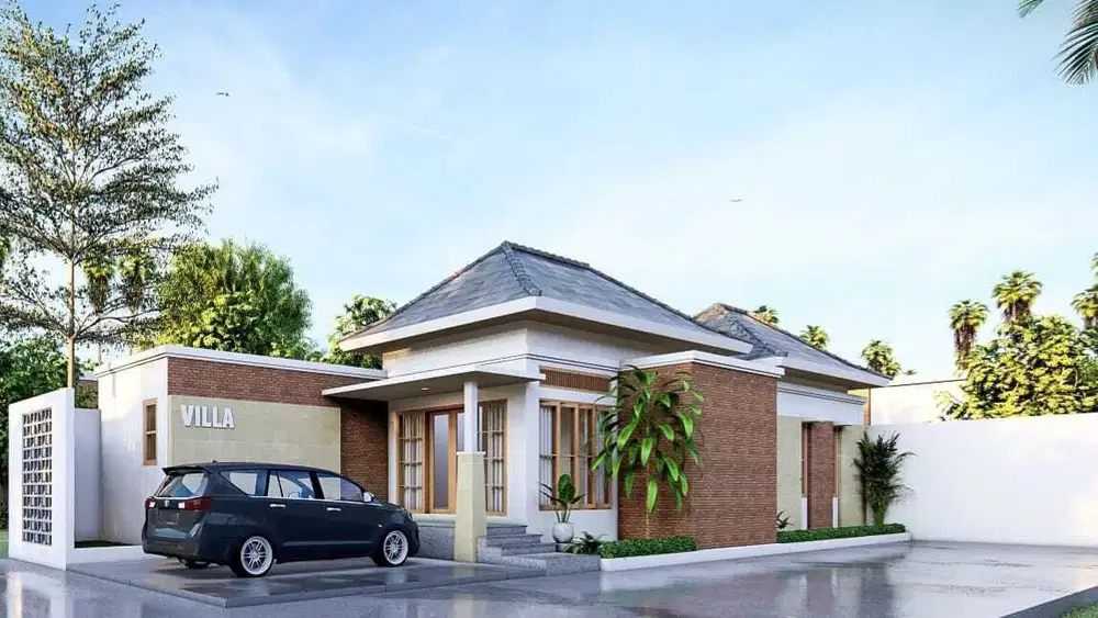 URGENT Rumah Full Furnished siap bangun di Borobudur view bukit