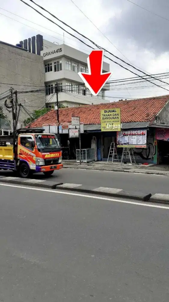 Tanah Strategis pinggir jalan Ciputat Raya, cocok untuk Ruko, Resto
