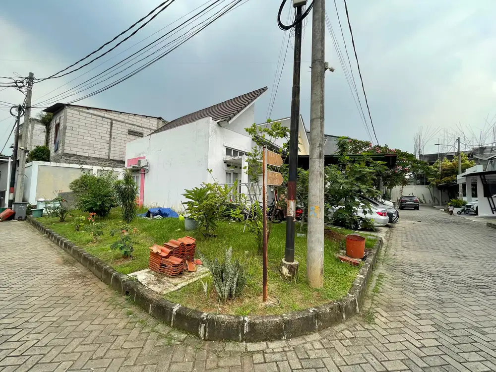 Dijual Rumah Hook di permata bintaro hitung tanah murah cash kpr