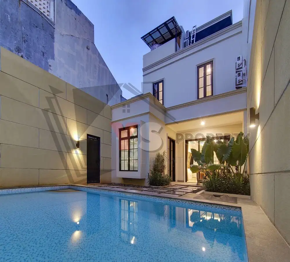 ZN9 Rumah Baru Mewah Private Pool Cempaka Putih Jakarta Pusat