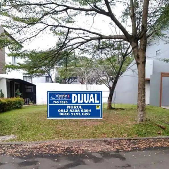 Jual Cepat Kavling Siap Bangun Dalam Cluster  The Icon Cosmo Bsd City