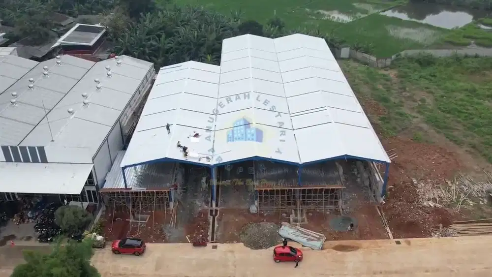 Disewakan gudang dalam komplek di jl raya Legok dekat BSD