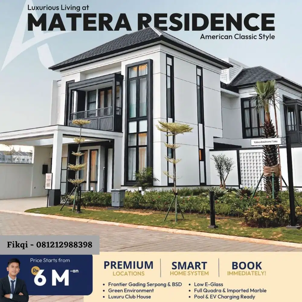 Rumah Mewah Matera Residences Full Marmer (12x25) Gading Serpong