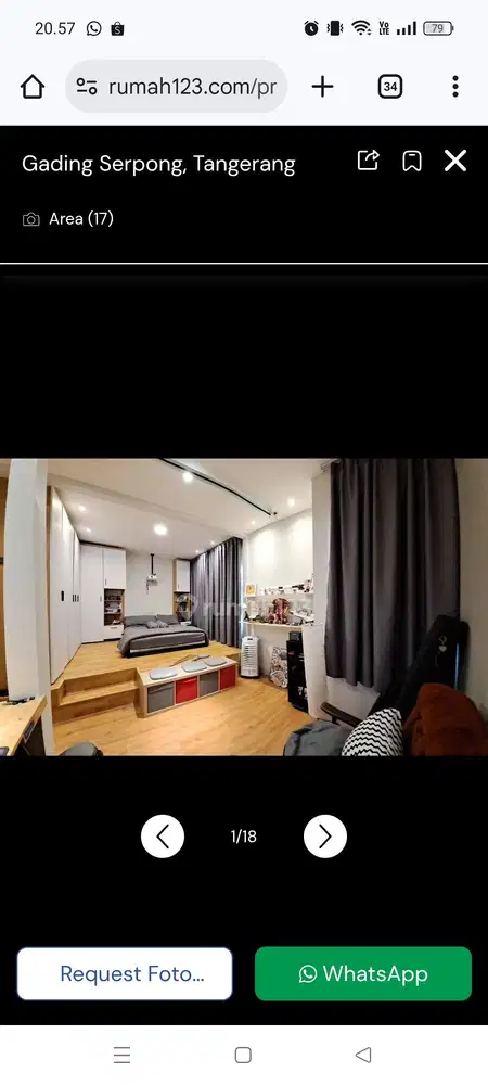 Rumah Furnish Bagus Siap Huni Di Virginia Village Gading Serpong