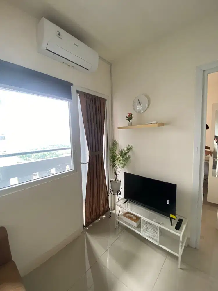 Disewakan apartemen the green pramuka city 2 kamar furnish bulanan