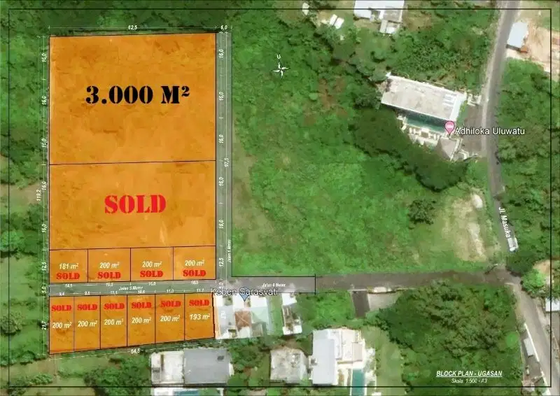 DIJUAL LAHAN 30 ARE OCEAN VIEW UNGASAN BALI