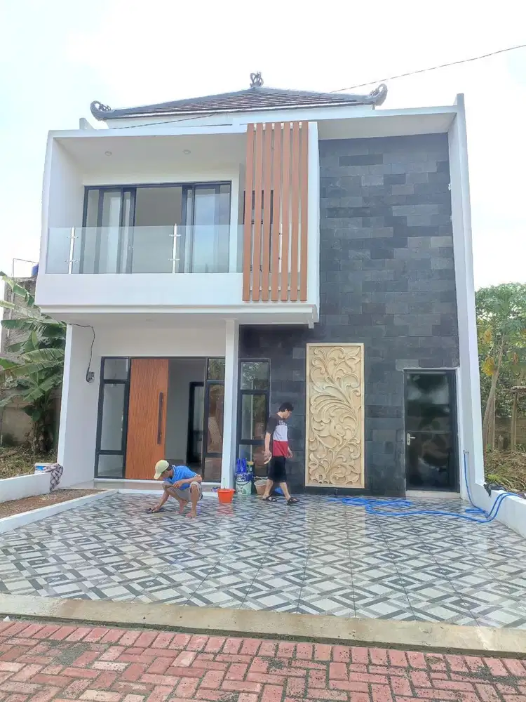 S299.Rumah Mewah Modern Hny 800Jt-an Full Bata Merah Super Strategis