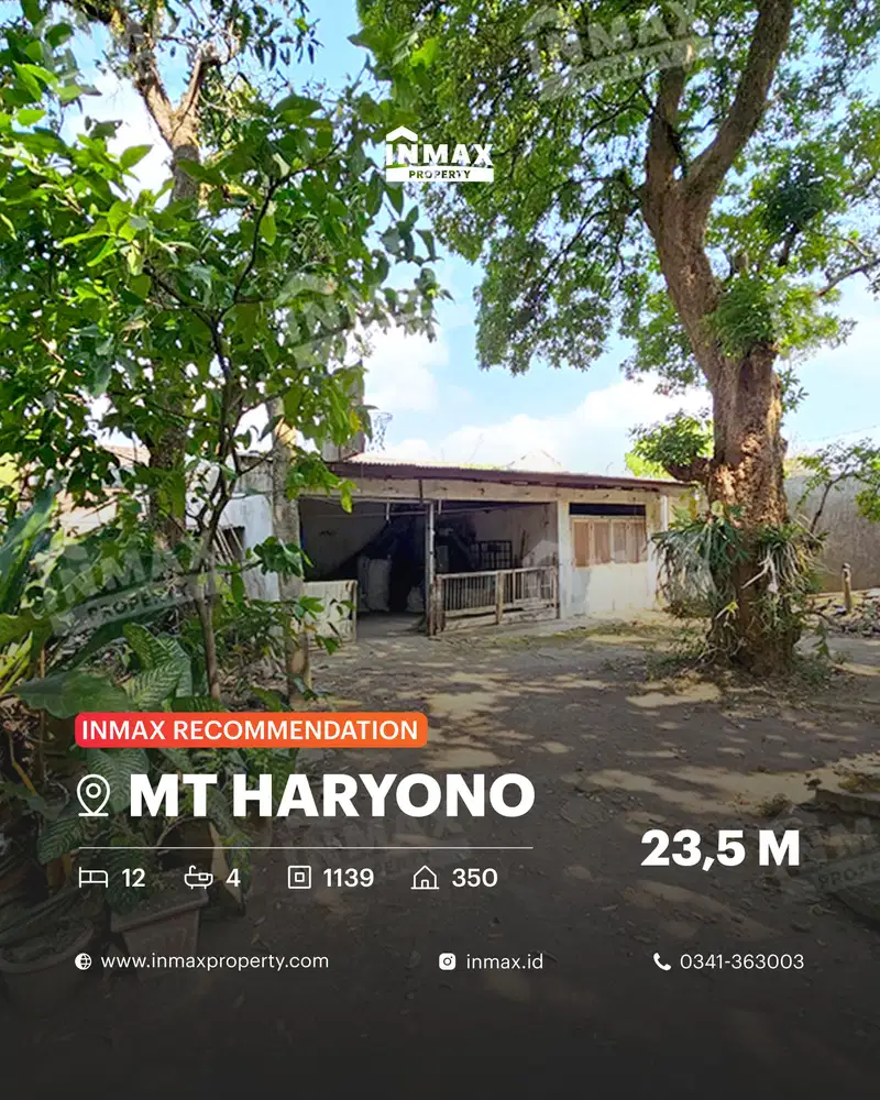 Tanah Luas Strategis Di Jl. MT Haryono , Cocok Untuk Usaha Apapun   Sp