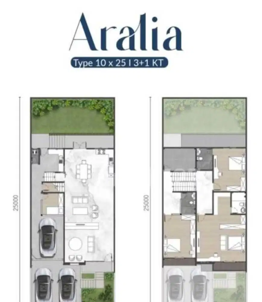 Dijual rumah Golf Island PIK ukuran 10x25 standart, kosongan