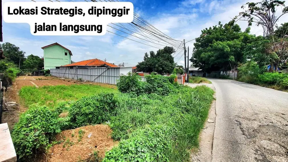 Dijual Kavling di Jalan Raya Pasar Babelan Bekasih, Pinggir jalan Raya