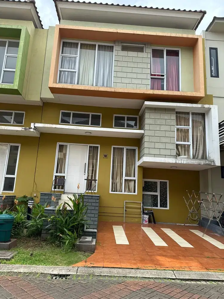 Dijual rumah gading serpong atlanta 3 kamar uk 8x10 tersewa sd juni 20