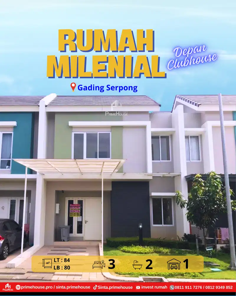 Dijual Murah Rumah Cluster Agnesi, Siap Huni Brand New Gading Serpong