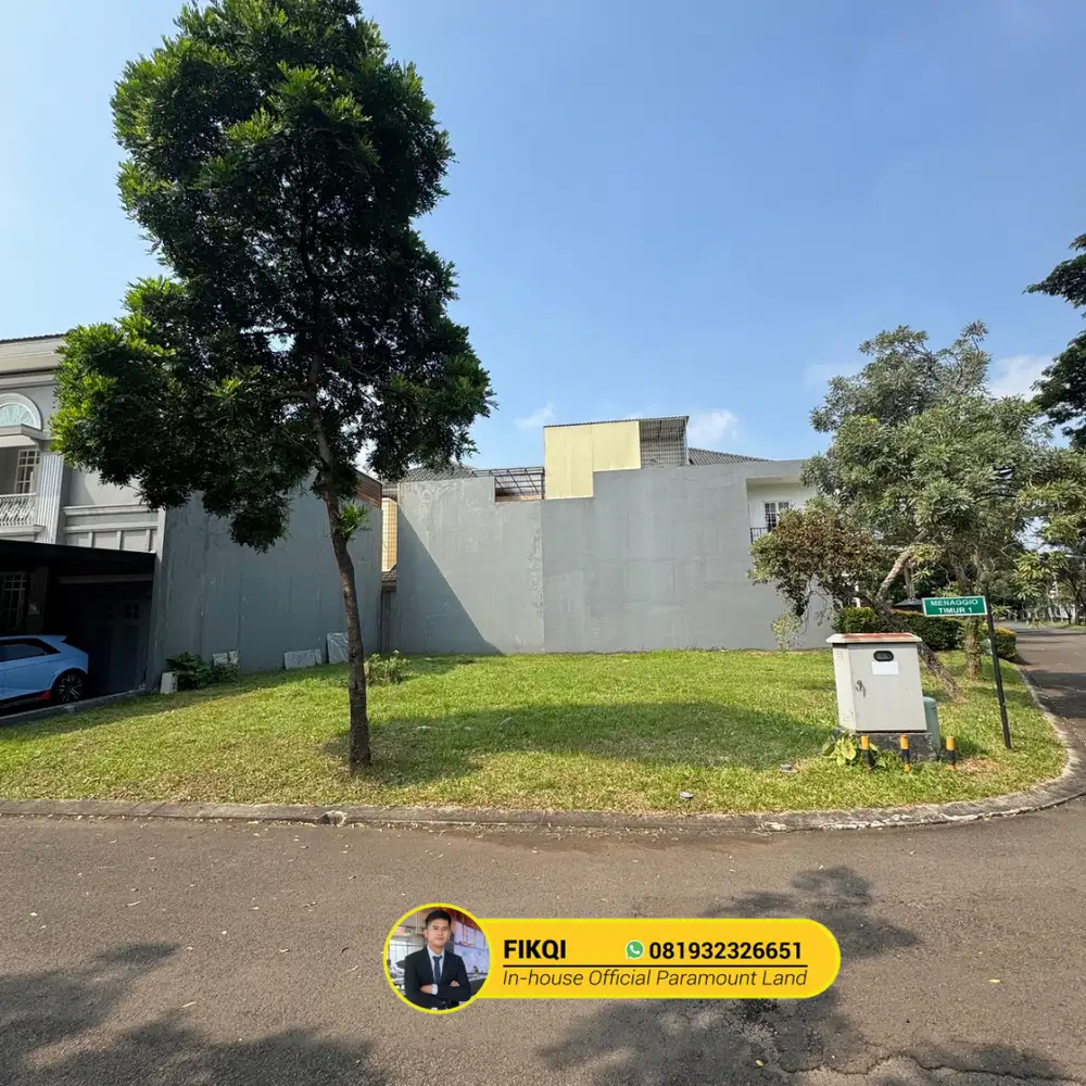 Kavling Siap Bangun Menaggio Village posisi bagus