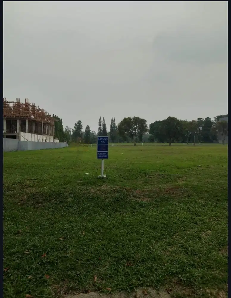Dijual Kavling Cakep Paramount Hill Golf Gading Serpong