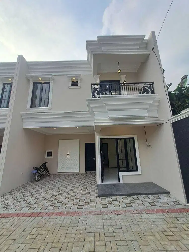 S820.Rumah 2Lt Modern Strategis di Tengah Pusat Kota Depok Kelapa dua