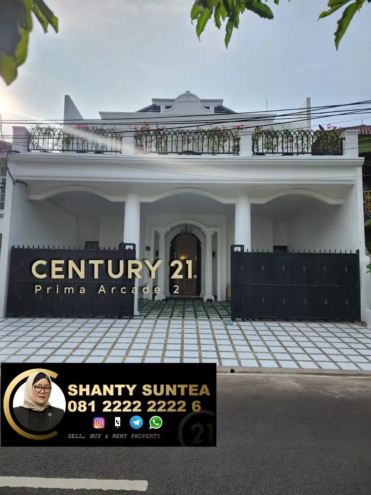 Rumah Fully Furnished 2 lantai di Pondok Indah Jakarta Selatan SC14030