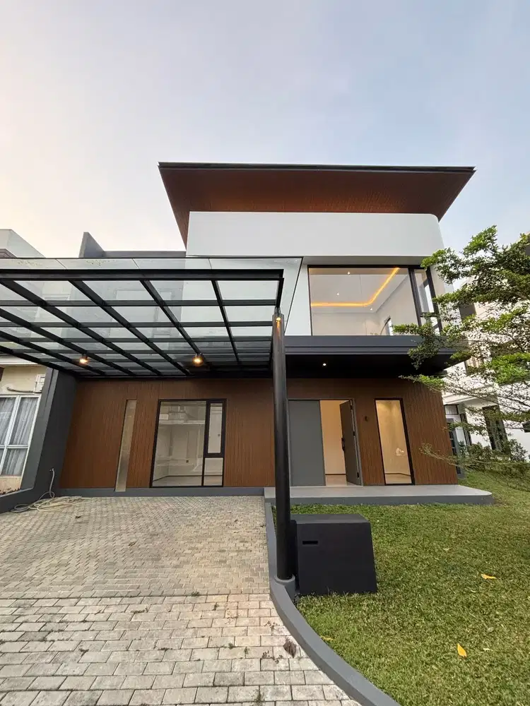 Rumah Brand New Design Tropical Contemporary The Icon Cluster Cosmo