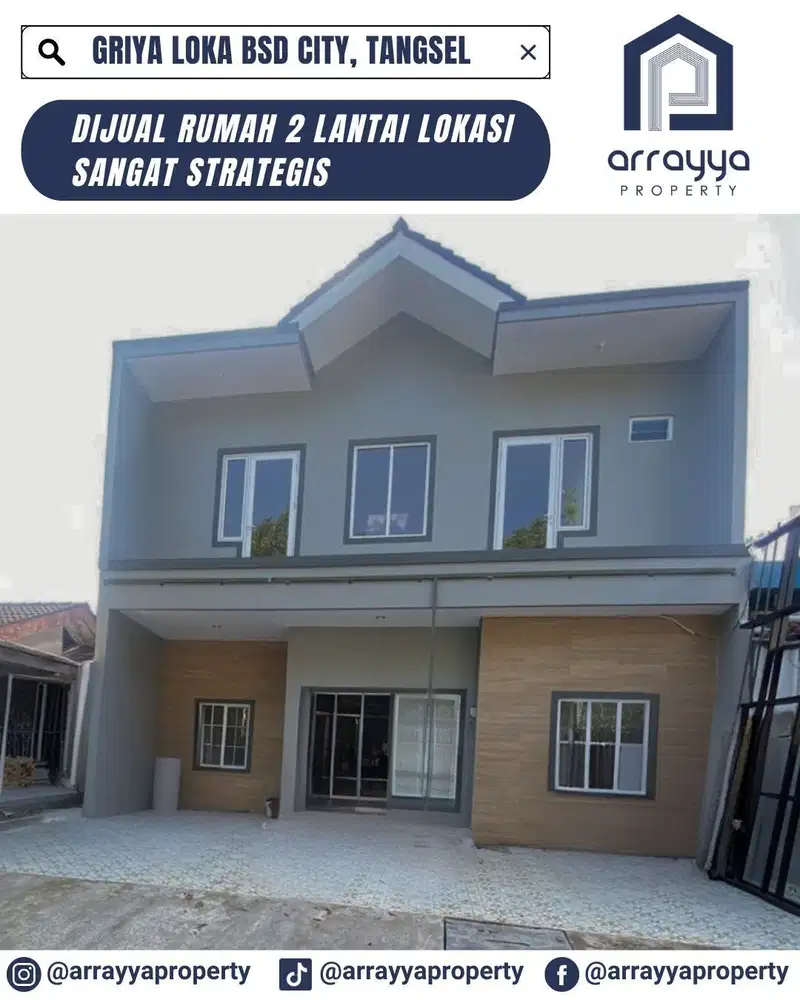 RUMAH BARU SIAP HUNI DI GRIYA LOKA BSD .MRB61.