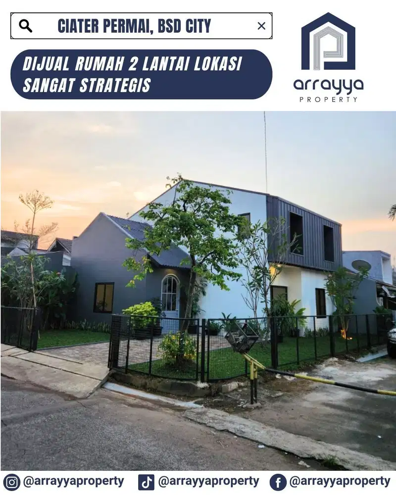 RUMAH BARU UNIK 2 LANTAI DI CIATER PERMAI BSD-SERPONG