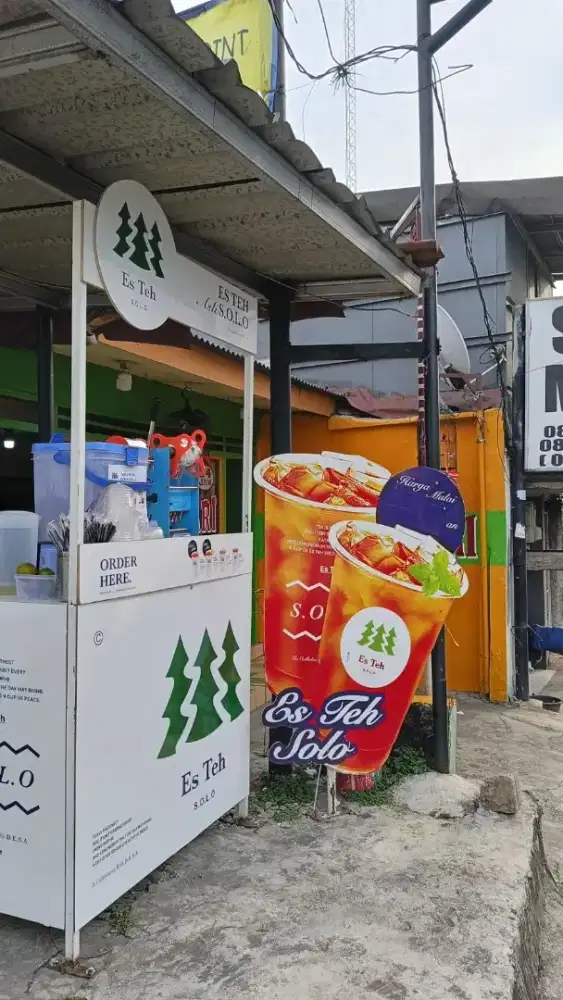 Perlengkap Usaha Booth Es Teh Solo Full Set