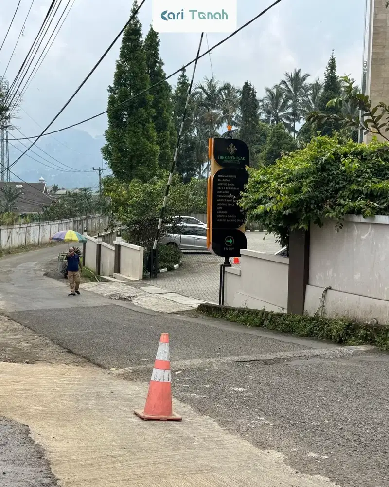 Jual tanah premium di jln kopo cisarua puncak bogor